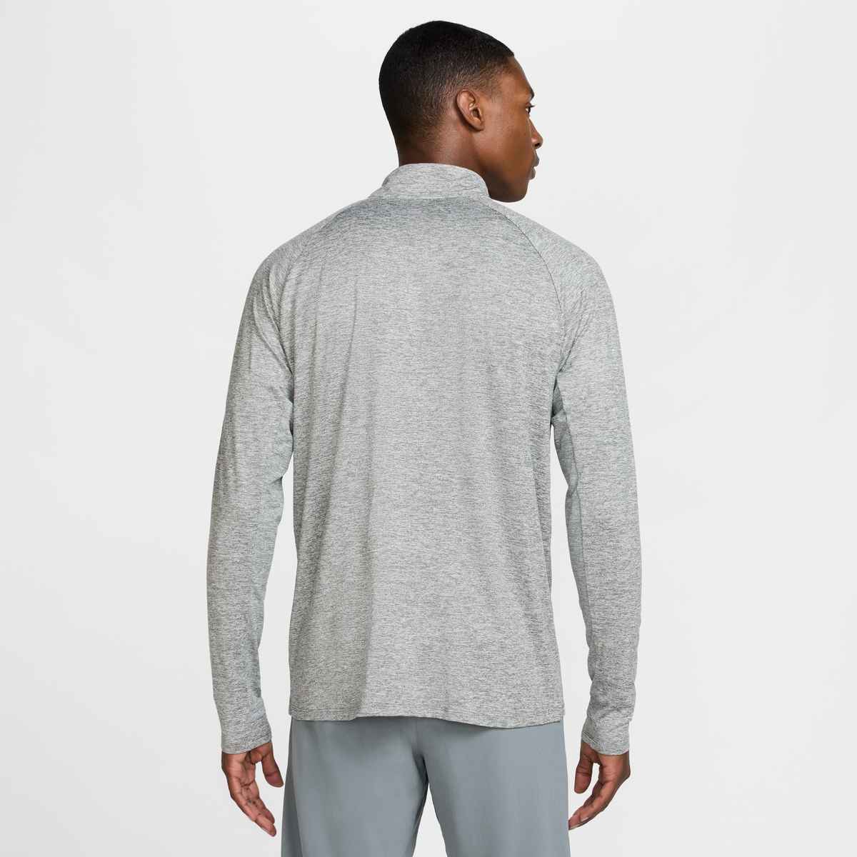 Nike M DRIFIT 1/4 ZIP GREY