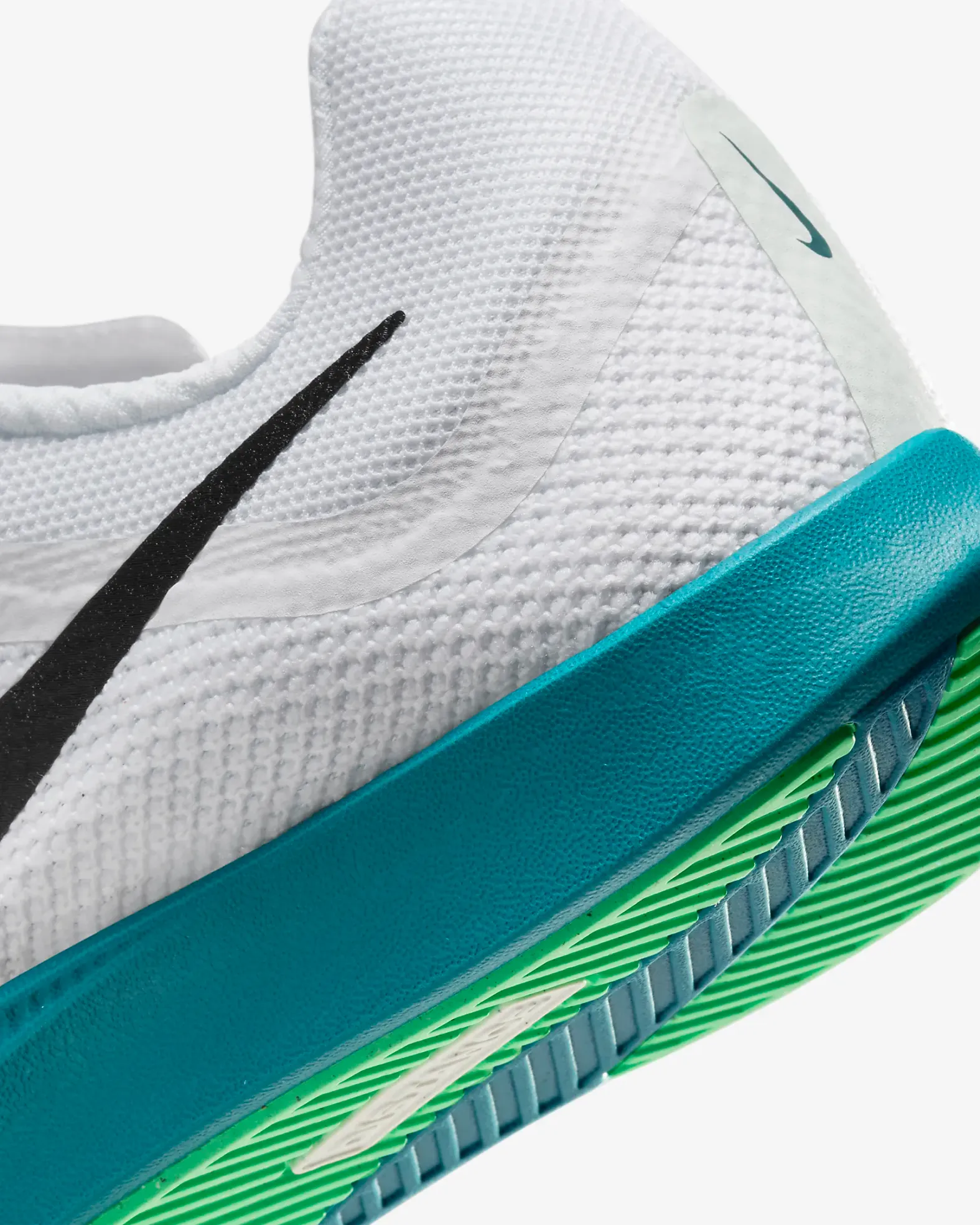 Nike Rival Distance Track Field Spikes White Teal Yellow M9.5 W11 Sporty 106-31 Nike Zoom Rival Multi Track and Field Shoes | Dick main image 2