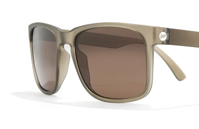 Sunski Kiva Sunglasses MATTE COLA AMBER