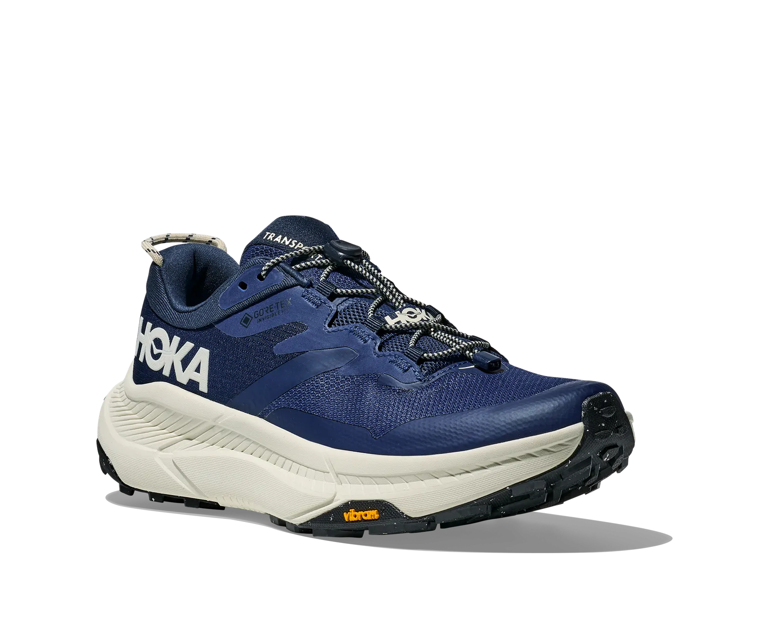 Hoka Men's TRANSPORT GTX MIDNIGHT BLUE / TRUFFLE SALT