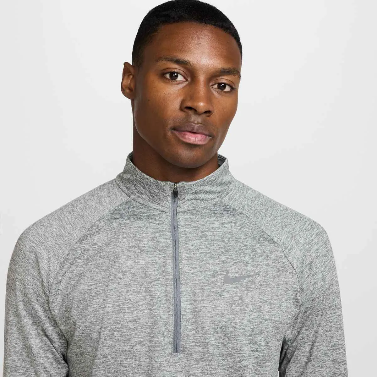 Nike M DRIFIT 1/4 ZIP GREY
